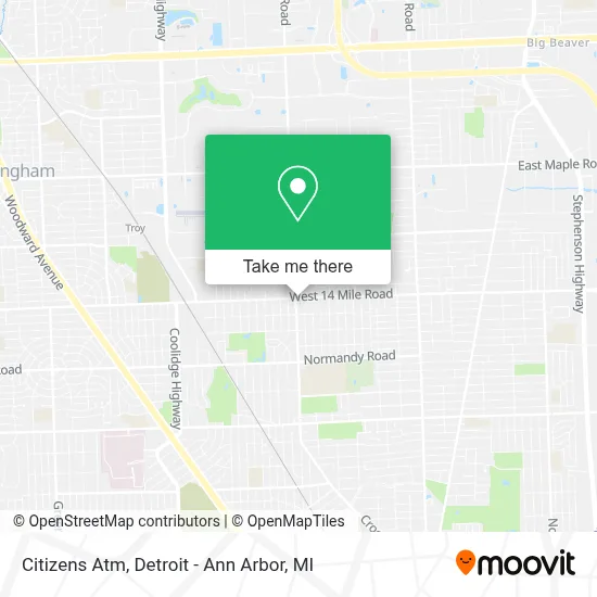 Citizens Atm map