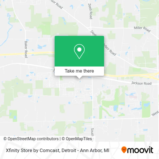 Xfinity Store by Comcast map