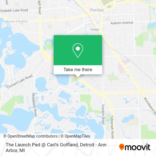The Launch Pad @ Carl's Golfland map