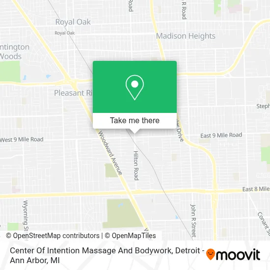 Center Of Intention Massage And Bodywork map