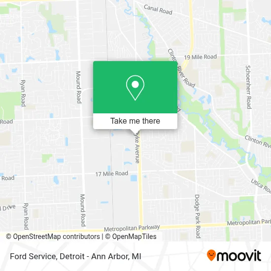 Ford Service map