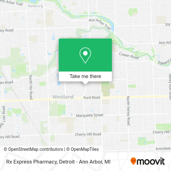 Rx Express Pharmacy map