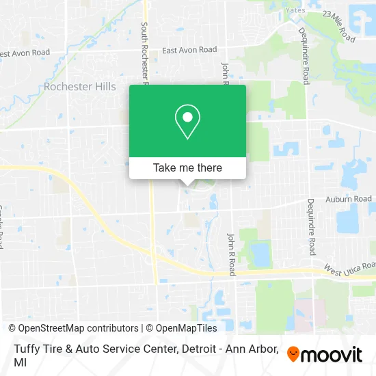 Tuffy Tire & Auto Service Center map