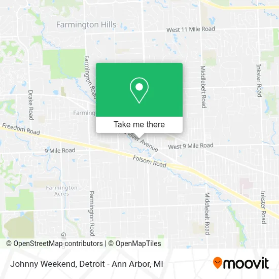 Johnny Weekend map