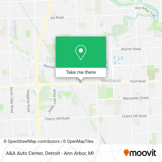 A&A Auto Center map