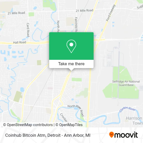 Coinhub Bitcoin Atm map
