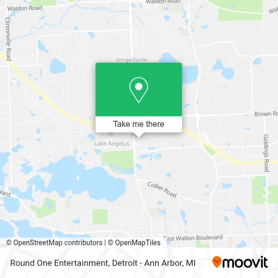 Round One Entertainment map