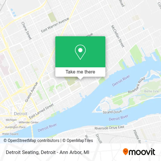 Detroit Seating map