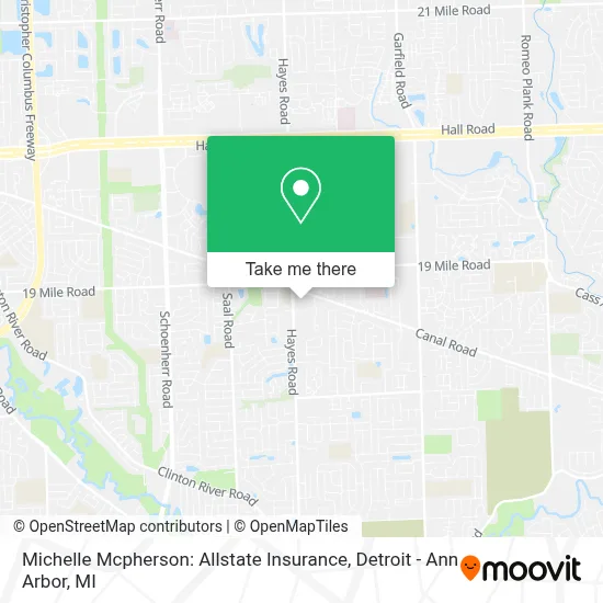 Michelle Mcpherson: Allstate Insurance map