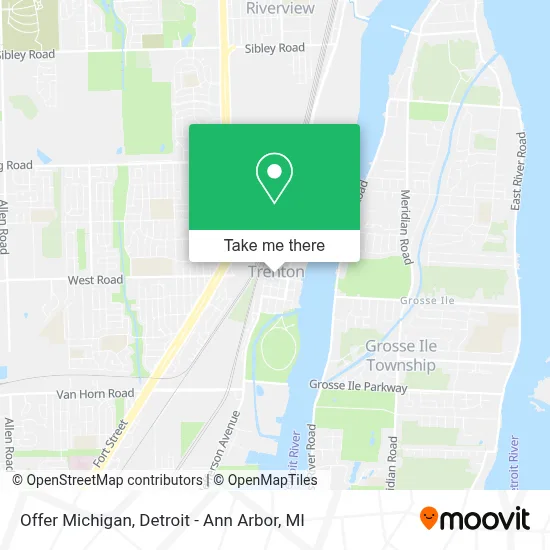 Offer Michigan map