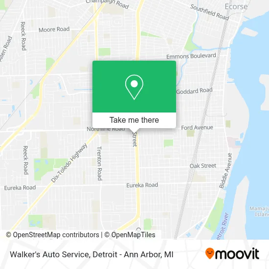 Walker's Auto Service map