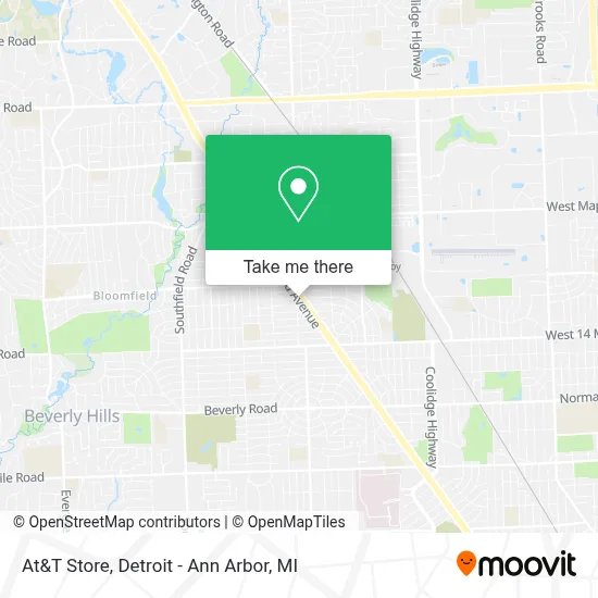At&T Store map