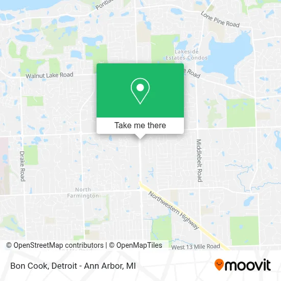 Bon Cook map