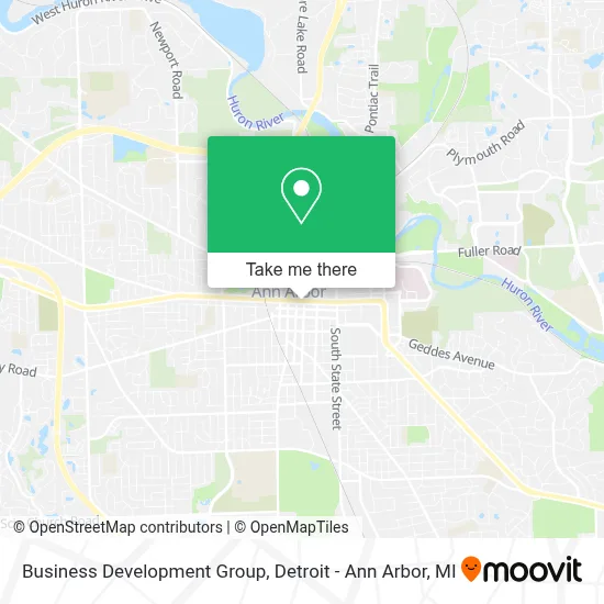 Business Development Group map
