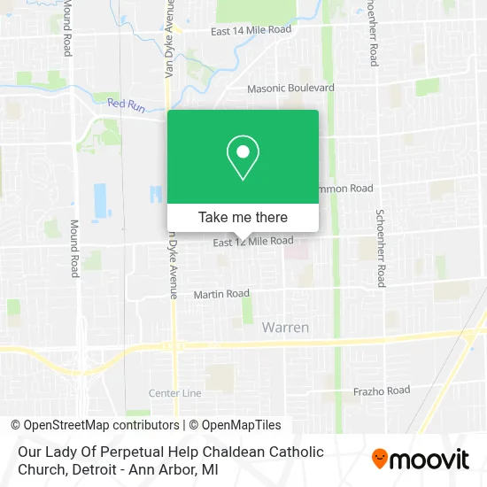 Our Lady Of Perpetual Help Chaldean Catholic Church map