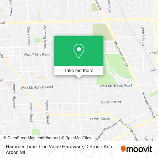 Hammer Time True Value Hardware map
