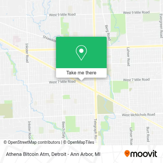 Athena Bitcoin Atm map