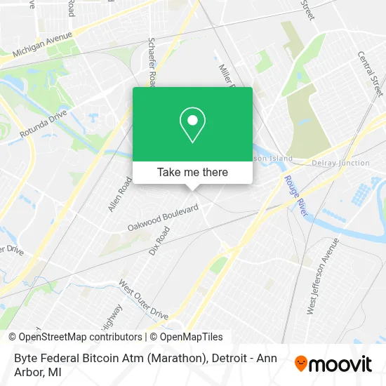Byte Federal Bitcoin Atm (Marathon) map
