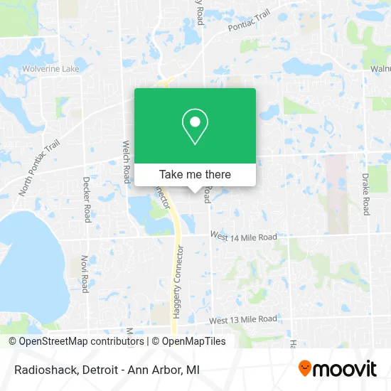 Radioshack map