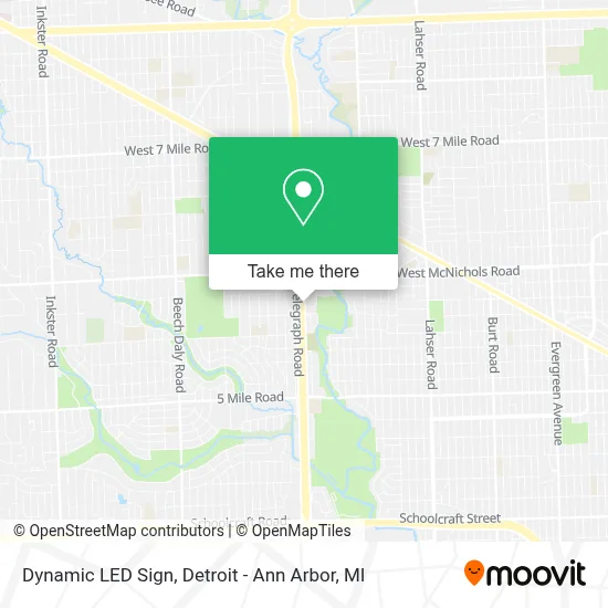 Dynamic Led Sign map