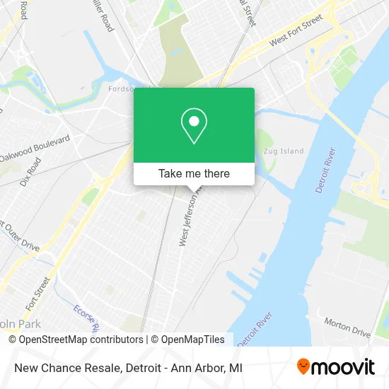 New Chance Resale map