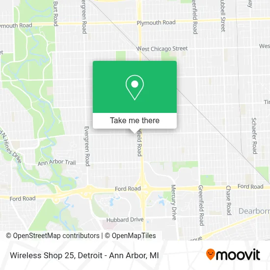 Wireless Shop 25 map