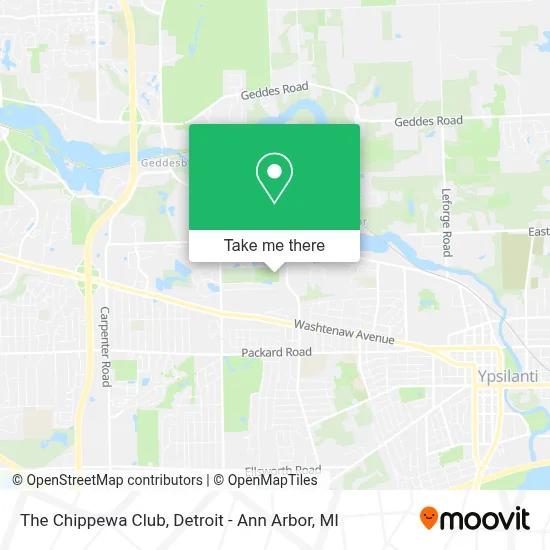 The Chippewa Club map