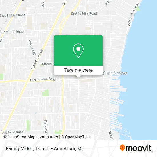 Family Video map
