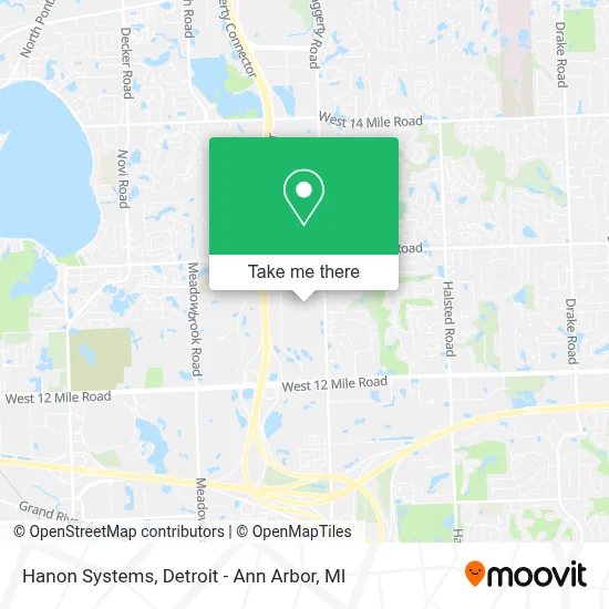 Hanon Systems map