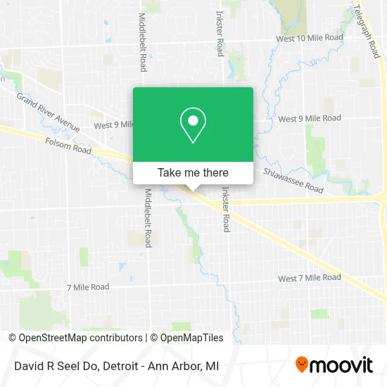 David R Seel Do map