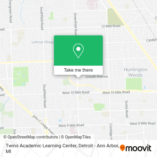 Twins Academic Learning Center map