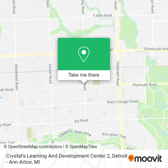 Crystal's Learning And Development Center 2 map