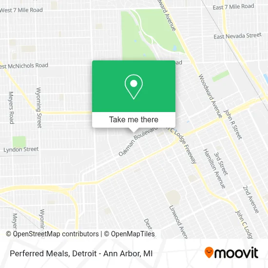 Perferred Meals map