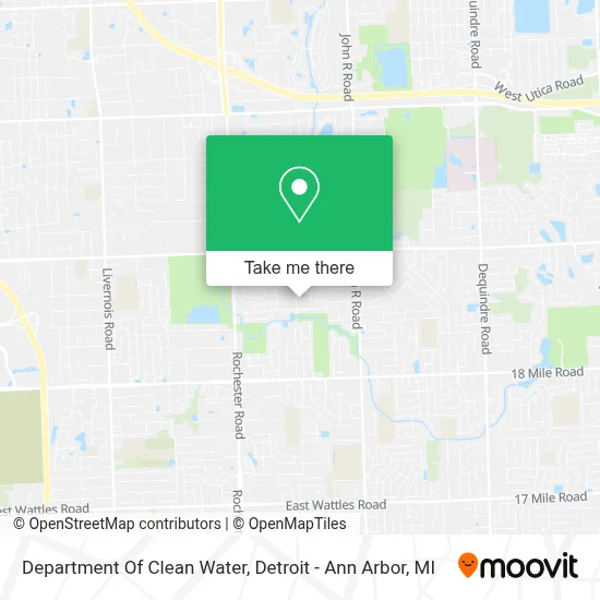 Department Of Clean Water map