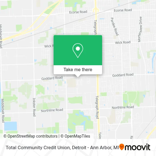 Total Community Credit Union map
