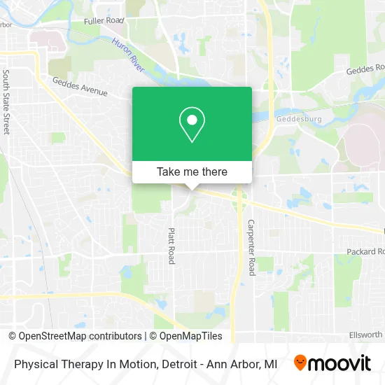 Physical Therapy In Motion map