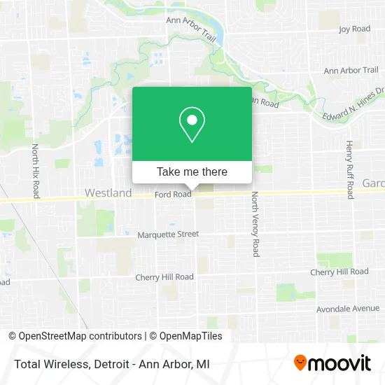 Total Wireless map