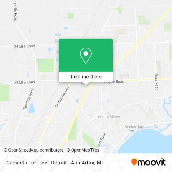 Cabinets For Less map