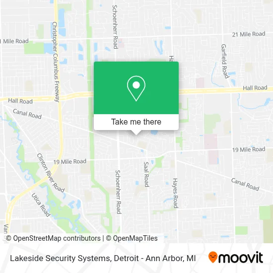 Lakeside Security Systems map