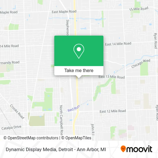 Dynamic Display Media map