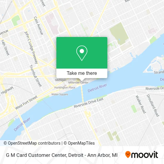 G M Card Customer Center map