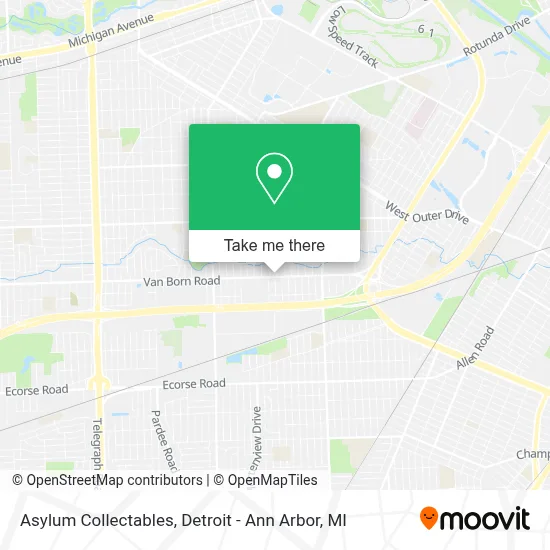 Asylum Collectables map