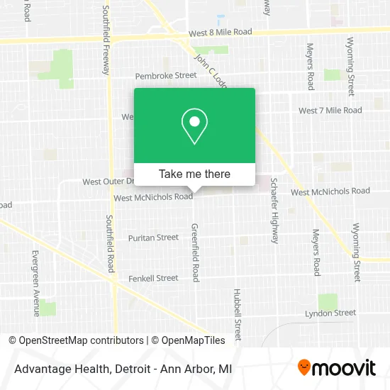 Advantage Health map