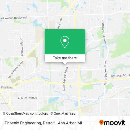 Phoenix Engineering map