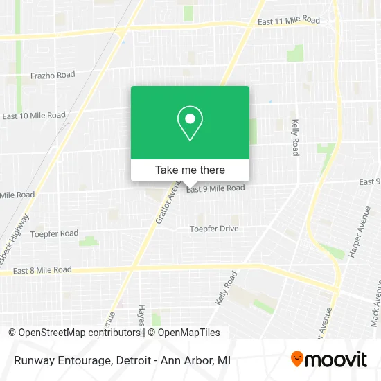 Runway Entourage map