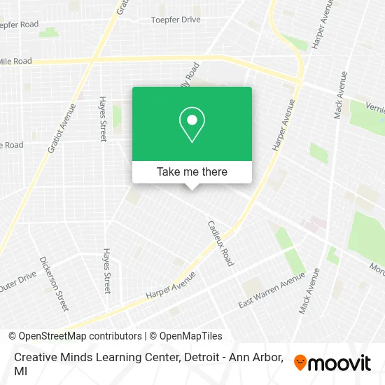 Creative Minds Learning Center map