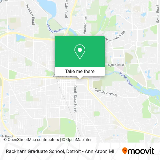 Rackham Graduate School map