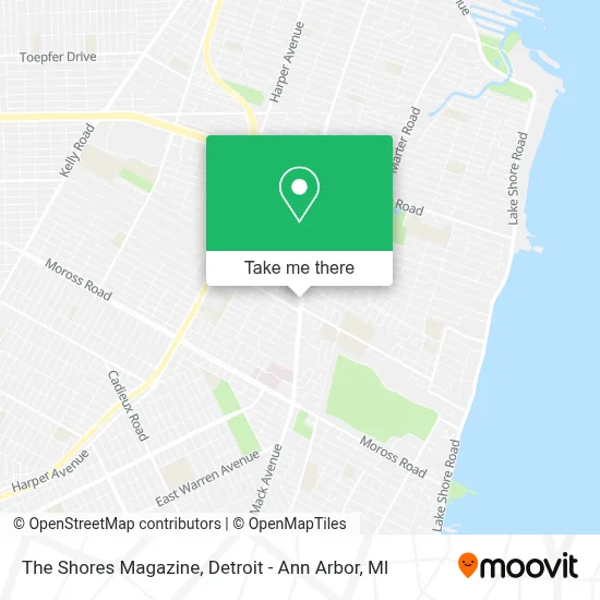 The Shores Magazine map