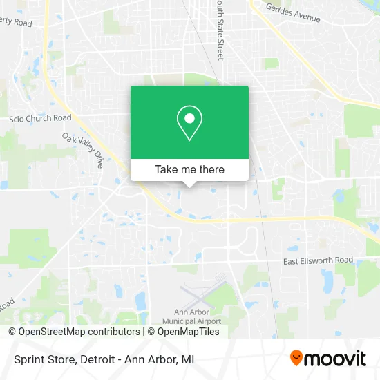 Sprint Store map