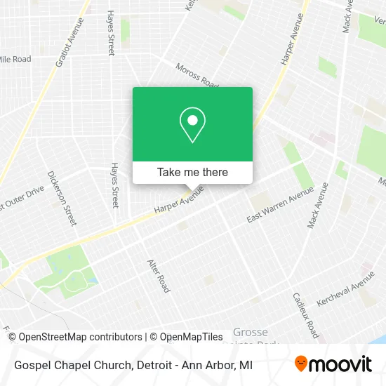 Gospel Chapel Church map